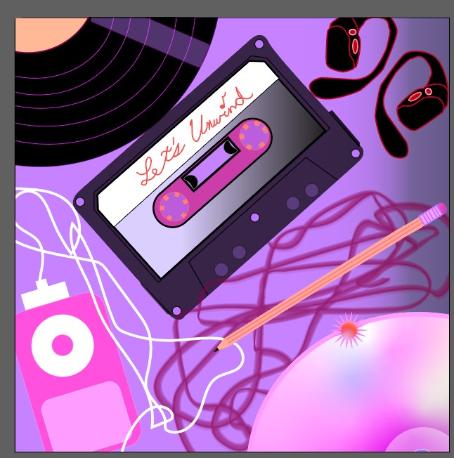 playing cards with rabbit motif