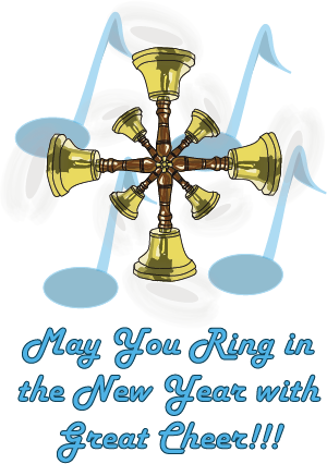 New Years Bells card